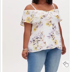 Cold shoulder top
